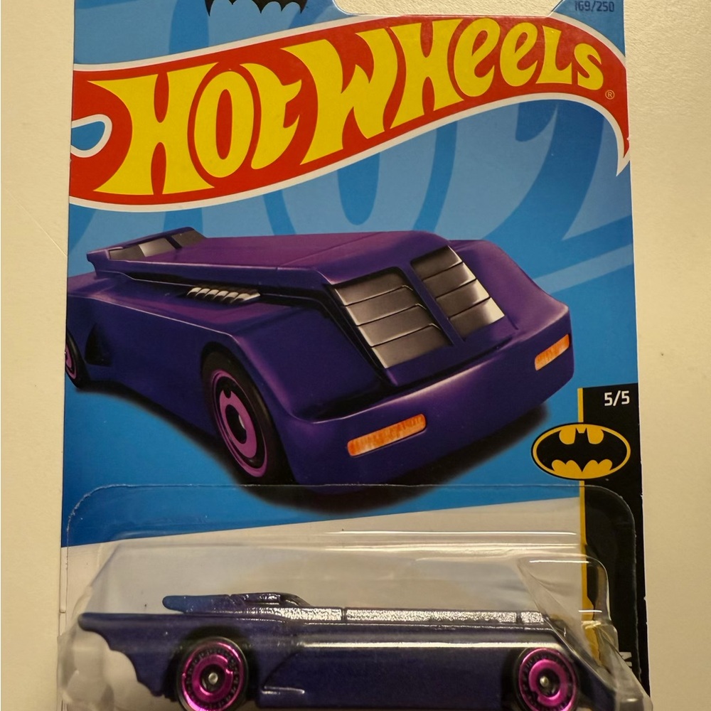 Hot Wheels Purple Batmobile Toy Car